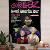 Retro Gorillaz Poster Musikdrucke Gedruckte Große Wandteppiche Hängend Tarot Hippie Wandteppiche Schlafsaal Günstig Hippie Wandbehang