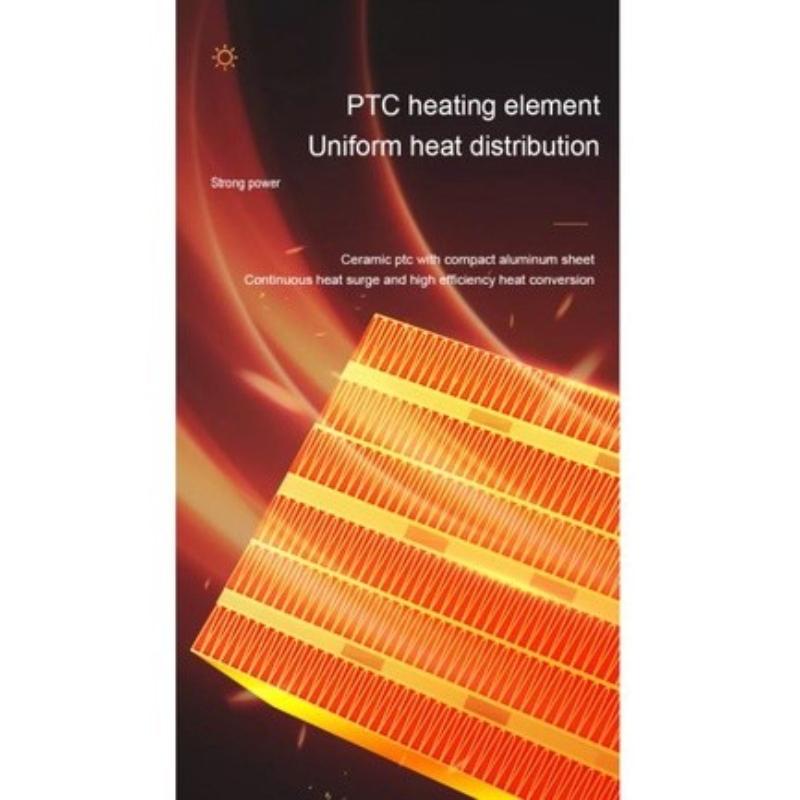 1200W Electric Heater Low Noise Air Circulation Hot Air Blower Ceramic Heating Machine for Home Office