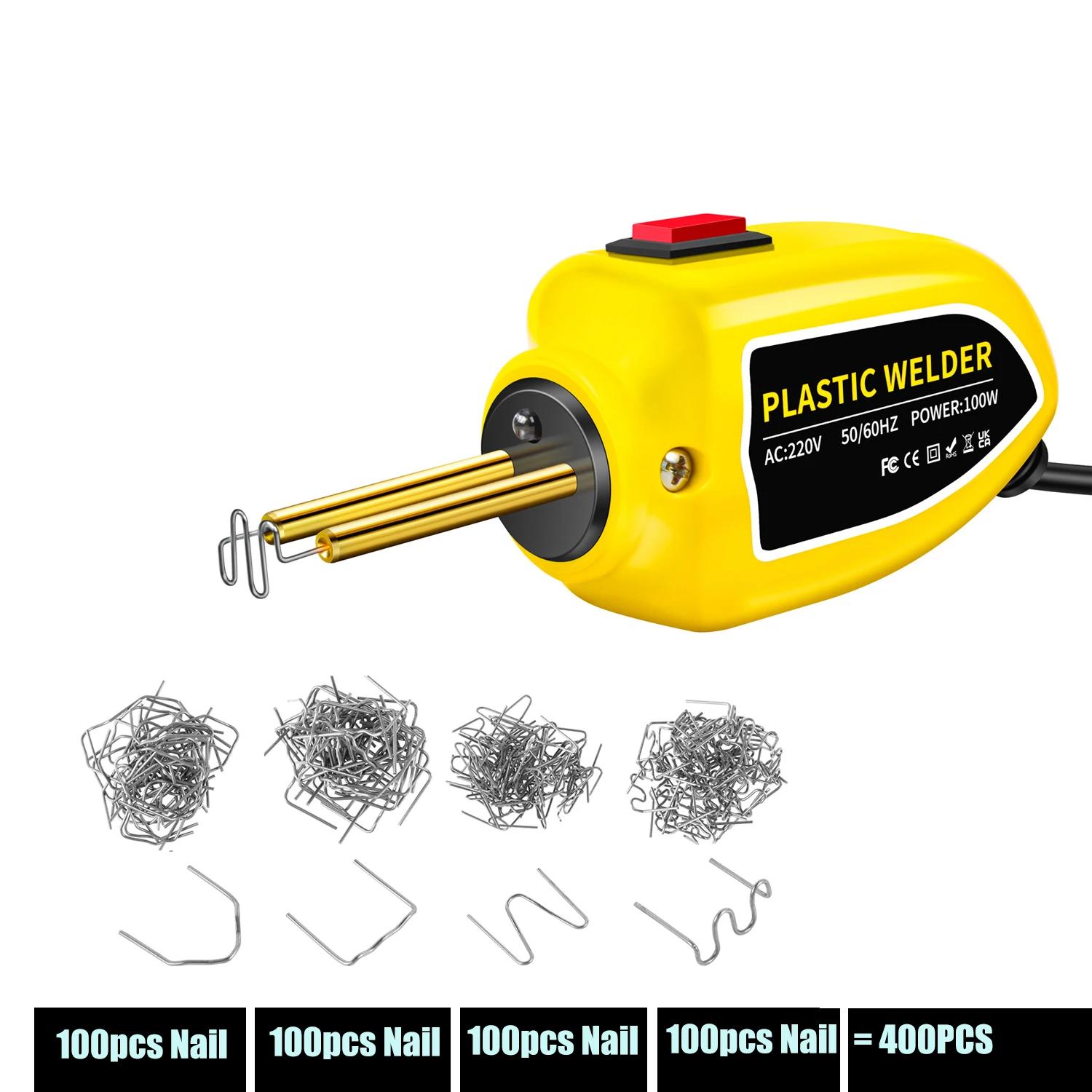 

Mini 100W Plastic Welding Machine Hot Stapler Bumper Repair Kit Soldering Iron For Plastic Repair Car Bumper Repair Welding Gun 220V