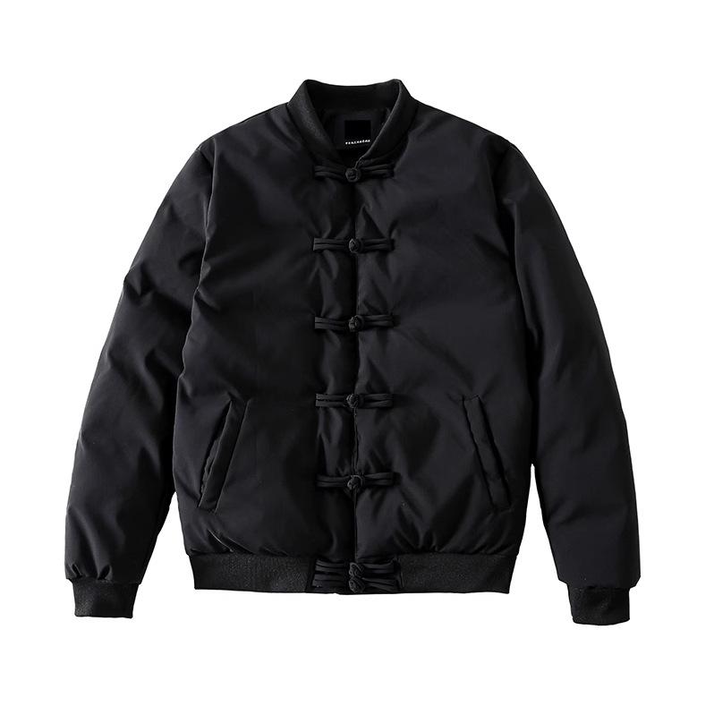 Winter Jacket Men's Short Padded Jacket Tang Suit Middle Aged Elderly Dad Wear Small Jacket Men's Jacket Trend