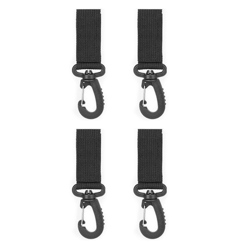 4Pcs Tactically Hanging Buckles Nylon Webbing Buckles Strap Clip Carabiner Belt Clip Outdoor Buckles Strap Easy to Use
