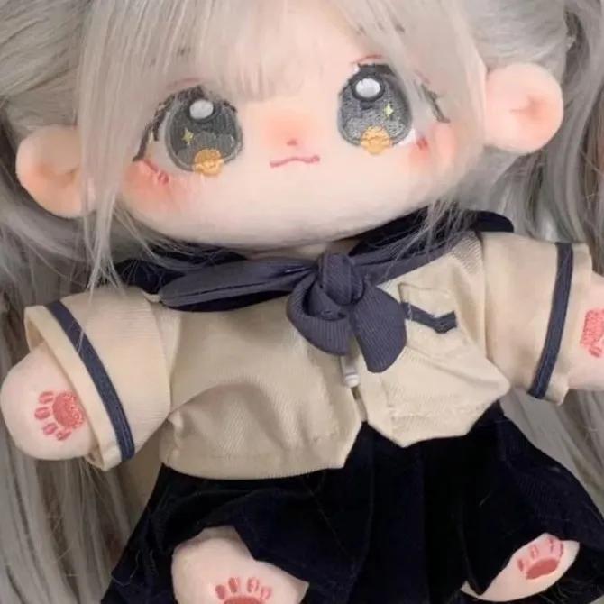 

20 см Kawaii IDol Doll Аниме Плюшевые куклы со звездами Мягкие персонализированные фигурки Игрушки Хлопковые детские плюшевые игрушки Коллекция фанатов Подарки Having a skeleton