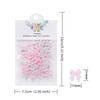 50pcs/bag Pink White Ribbon Bow Nail Charms Korean Red Parts Nail Art Tie Decoration Kawaii Accessories Manicure Design Supplies