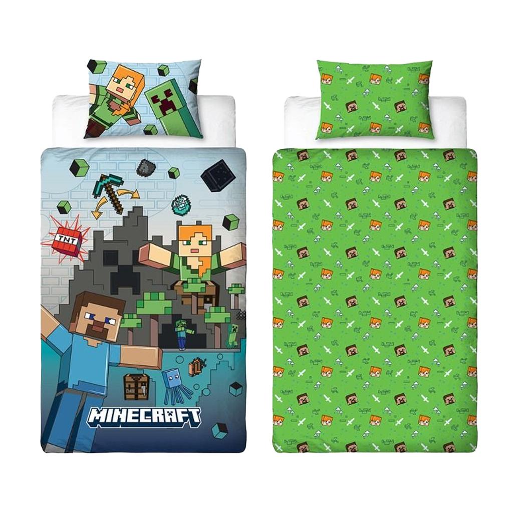 Minecraft Levels Duvet Set