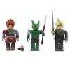 BOBLOX Zero World Game Action Figures 2.5 To 3 Inches 6 Pcs With Weapons Accessories Collectible Box Set For Kids And Collectors