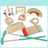 Kids Wooden Mini Golf Toy With Balance Features For Family Interactive Fun