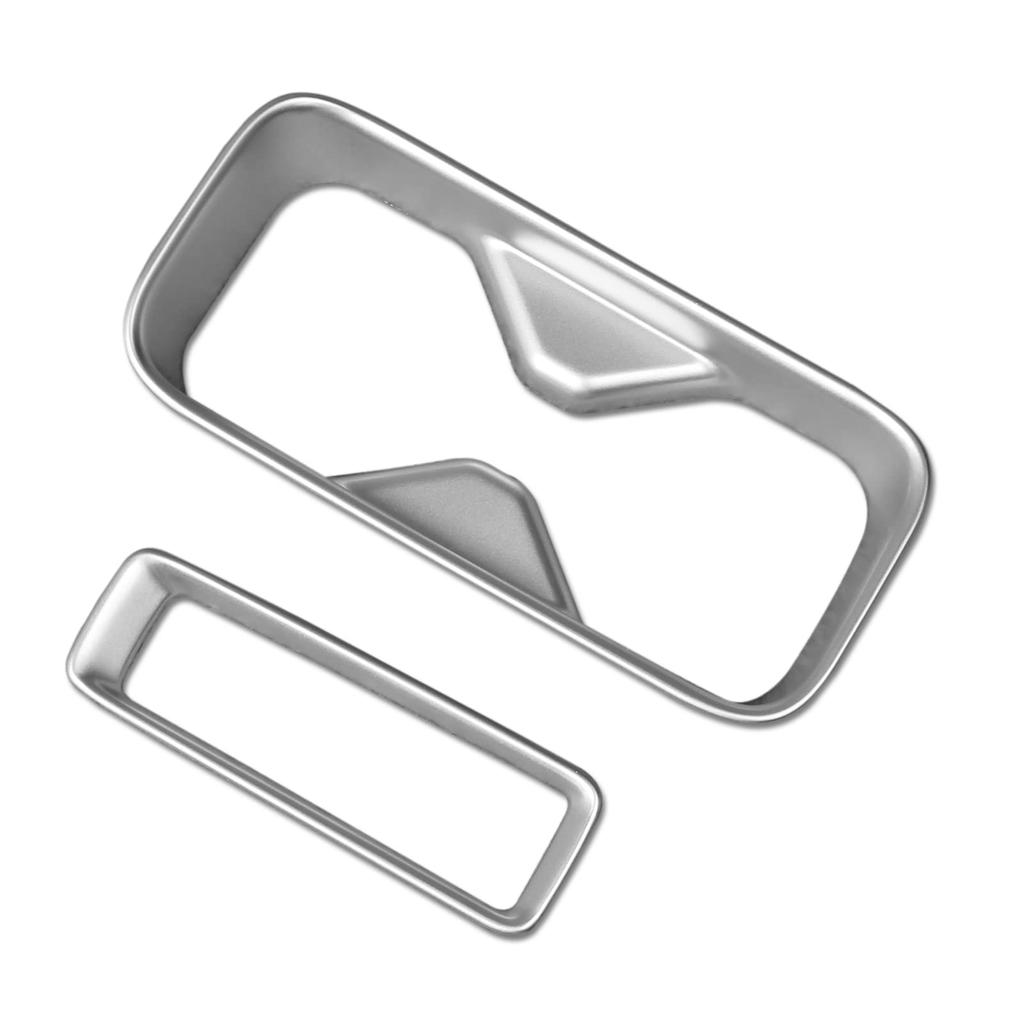 RUIQ Honda New Vezel RV Series Exclusive Interior Rear Seat Drink Holder Cover Garnish HONDA VEZEL Exclusive Design (Satin Silver)