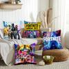 Hot Game F-Fortnite Cool Pillow Case Office Cushions Suitable For Sofa Car Bedroom Decorative Cushion Cover