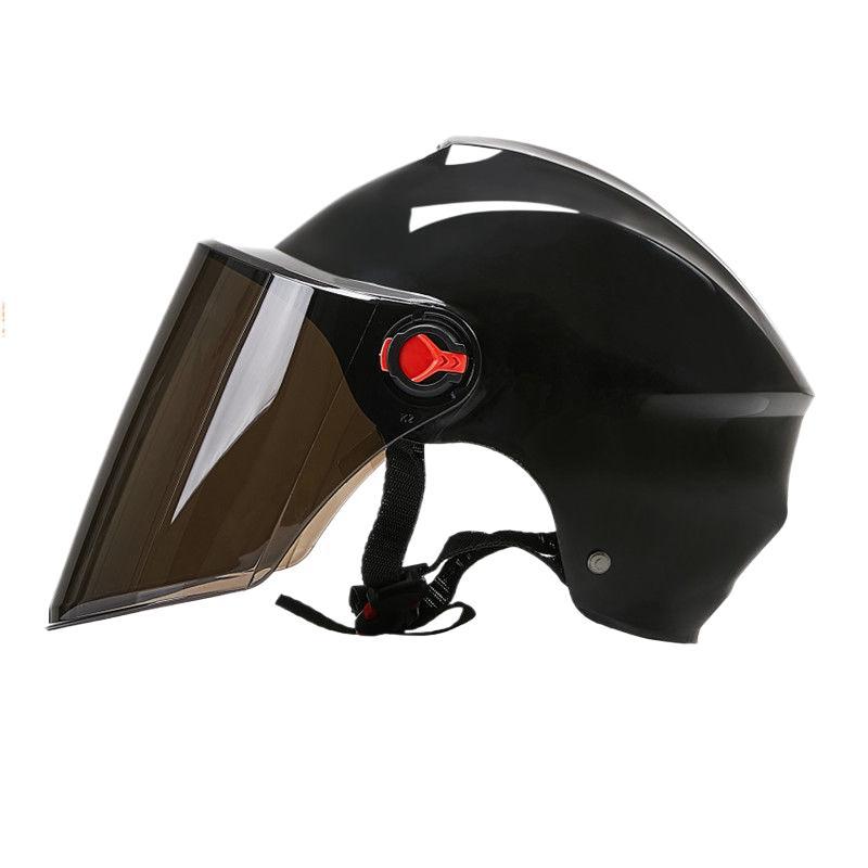 New Summer Sun Protection Hat for Men and Women, All Seasons, Universal Breathable and Lightweight Half-helmet Adjustable Security Hat