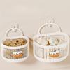Multifunctional small hanging basket toilet bathroom discarded face towel storage basket kitchen dormitory bedside wall hanging basket