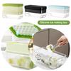 Portable Bar Gadget Ice Cube Tray Press Design Silicone Material Ice Maker Mould 8Grids Ice Mold Box Kitchen Accessories