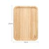 Coffee Tea Tray Wooden Serving Tray Rectangle Wooden Plate Kitchen Tray for Food Fruit Cake Snack Serving Plate Wood Tableware