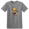 Bär mit Geld Süß Lustig Grafik T-Shirt Lässiges T-Shirt für Erwachsene Kinder