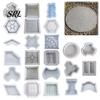 Landscape Flagstone Maker Garden Stepping Stone Mold, Reusable Concrete Pathway Paver Outdoor Patio Decorative Tile Mold DIY Cement Pavement Mould for