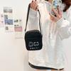 Cute little bag for women, the new trendy vitality girl student mobile phone bag for the season, Japanese small fresh messenger canvas bag