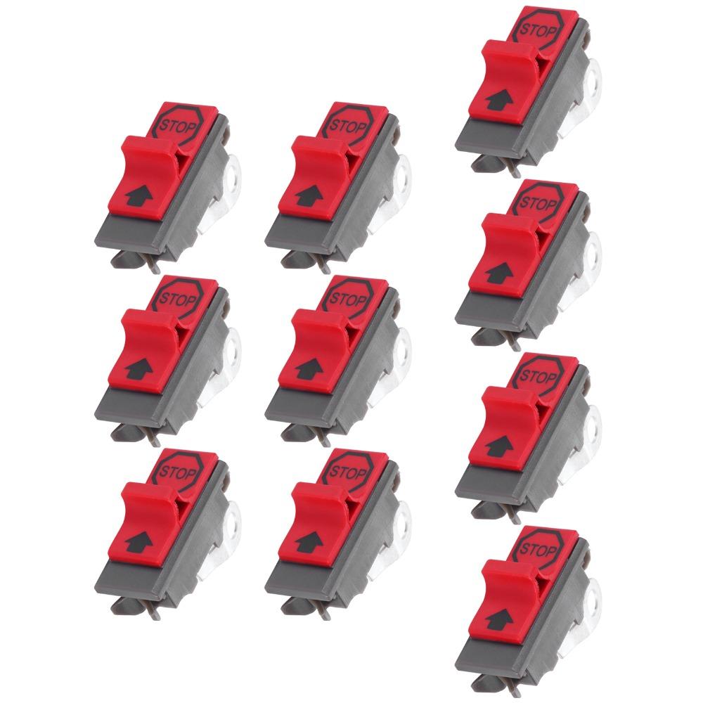 10PCS Red On Off Stop Switch Compact Kill Stop Switch for Husqvarna 137 142 36 41 42 136 50 51 55 61 141 266 268 272 281 288
