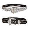 Cool Gothic Waist Chain Casual Belt Studded Waist Ceinture Lady Glittered Belt