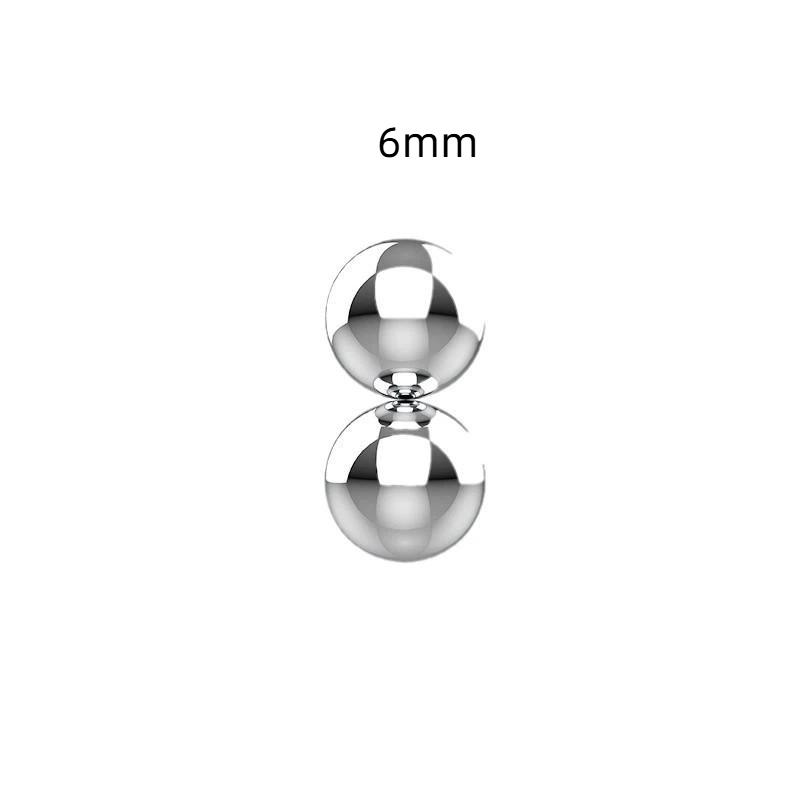 2 Pcs Stainless Steel Magnetic Balls With Strong Magnetic Suction And Smooth Surface Perfect For Stress Relief Office Home