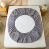 Wasserdichtes Spannbettlaken aus Polyester, Anti-Milben-Matratzenschoner, weicher, atmungsaktiver Matratzenbezug, Spannbettlaken für Queensize-Betten, waschbar, Kingsize-Schutz