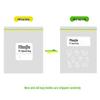 MIAOJIE Double-Seal PE Food Storage Bags