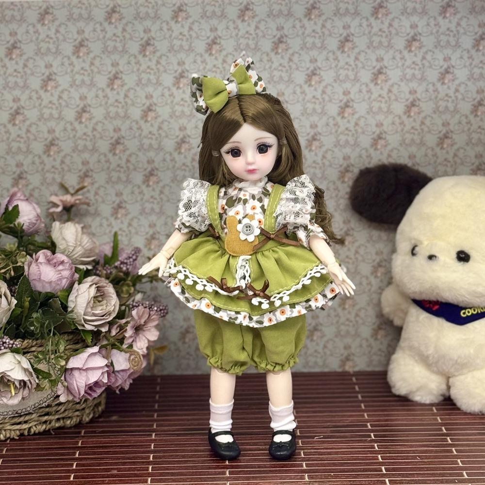 With Clothes Removable Joints Doll 3D Eyes 1/6 Bjd Dolls Hinged Doll 30cm BJD Doll  Girls Gifts