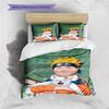 Cartoon Pattern Bedding Quilt Set Quilt Cover Pillowcase Home Decoration Birthday Gift (1 * Duvet Cover + 2 * Pillowcase, Without Core)