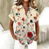 Blusa da Donna alla Moda e Casual, Maglietta a Maniche Corte Stampata