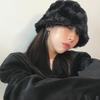 Niche Plush Fisherman Hat for Women In Autumn and Winter Fashionable Warm Ear Protection Bucket Hat