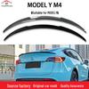 Tesla Model Y M4 Blade Rear Spoiler, Non-Destructive Installation, Blow-Molded Car Parts