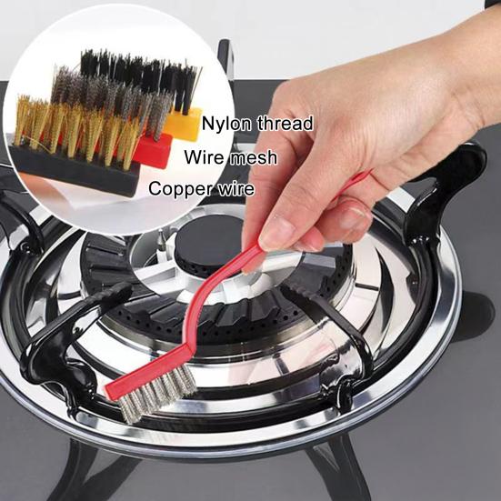 5/6/7/8Pcs Cleaning Brush with Ergonomic Handle Removes Dust Dirt Debris Anti-Slip Grip Home Car Interior Cleaning Scrubber