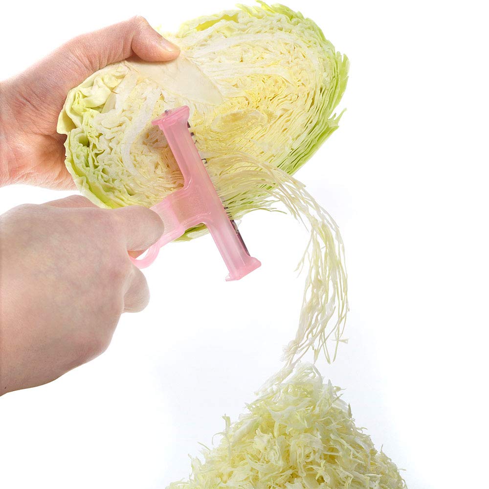Nonoji Root Vegetable Frill Salad Milky x x cm Peeler, Shaverina, Pink, FSP-01P, Approx. 17.6 9.8 1.6