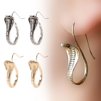 Vintage dámske náušnice s geometrickým tvarom hada s háčikom na párty darček