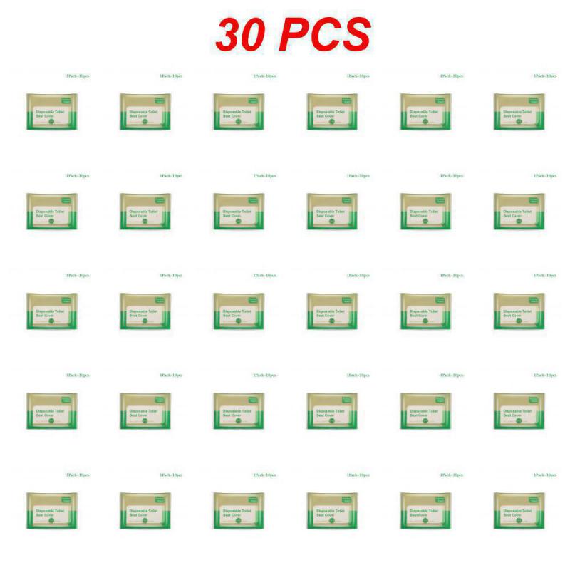 10~50PCS Disposable  Toilet Seat Cover Type Soluble Water Anti-bacterium Disposable For Travelling Commuting Or Camping