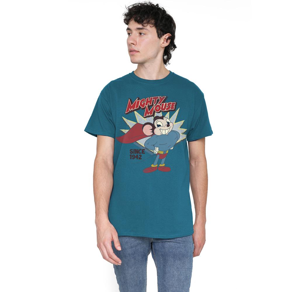 Mighty Mouse Mens 1942 T-Shirt