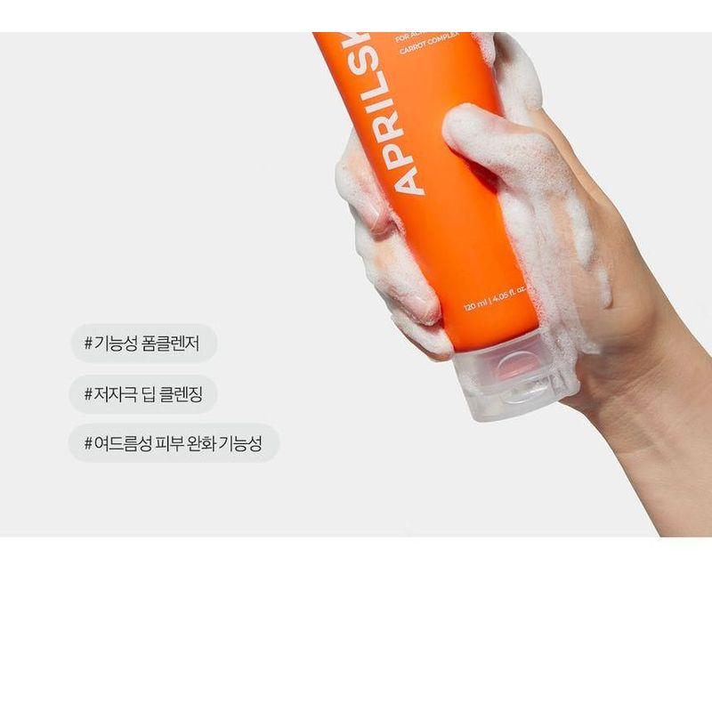 Aprilskin Real Carrotene Acne Foam Cleanser