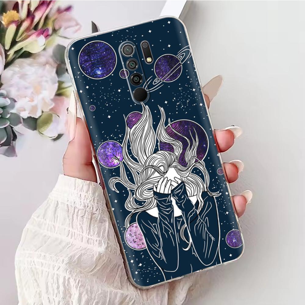 Phone Case For Xiaomi Redmi 9 Case Soft TPU Silicone Back Cover for Xiaomi Redmi 9 Redmi9 Case Transparent Bumper Cover Fundas