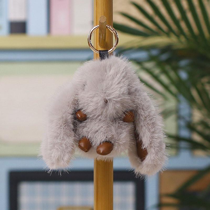 Plush Bunny Keychain With Pp Cotton Filling For Kids And Adults