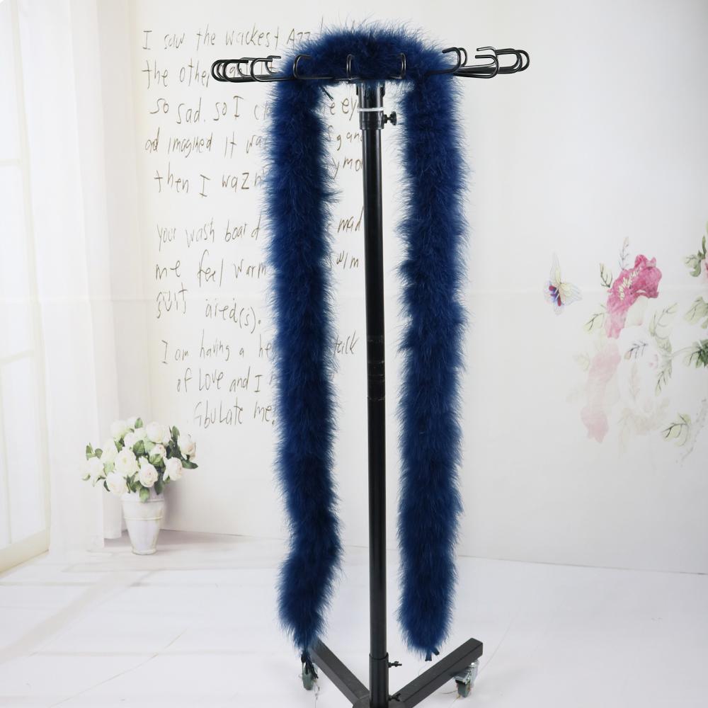 Colorful 50G Marabou Feather Boa 2M Long Plumes Shawl for Wedding Party Christmas Tree Decoration Sewing Handicraft Accessories