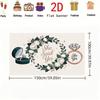 2D Elegant Engagement Photography Backdrop, She Said Yes Diamond Ring and Floral Wreath Background