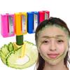 Manual Cucumber Mask cutter Rotating Peeler Handheld Cucumber Slicer  Beauty Tool