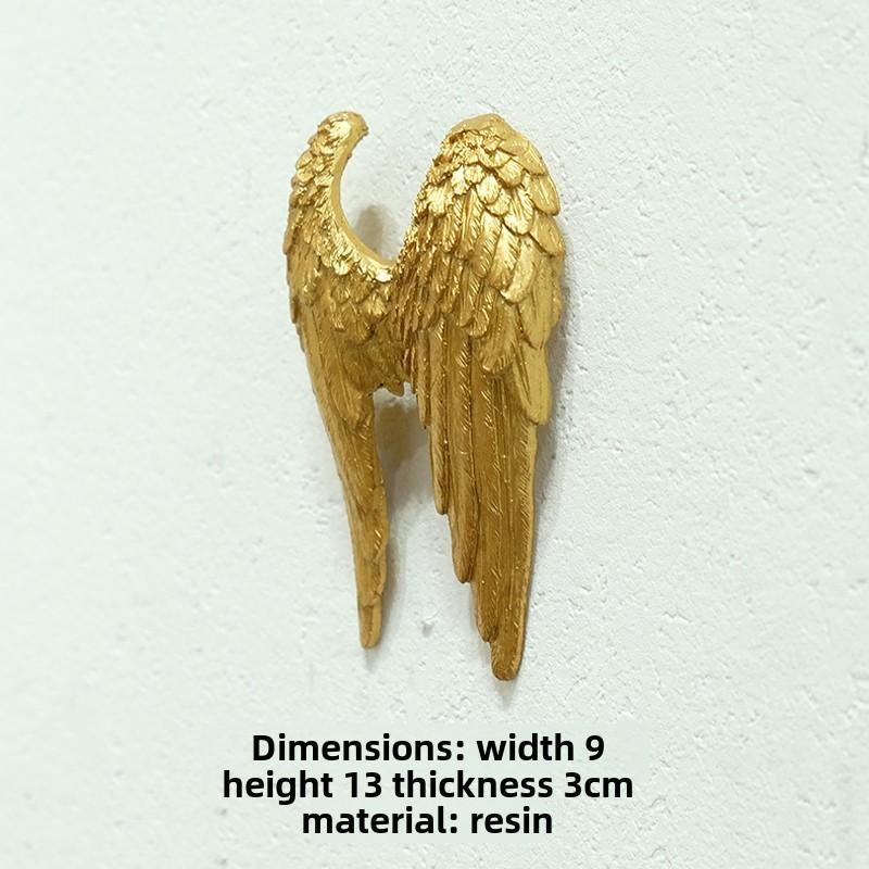 BEPAN European light luxury resin gold little angel wall decoration Swallow nail free wall decoration wall hanging