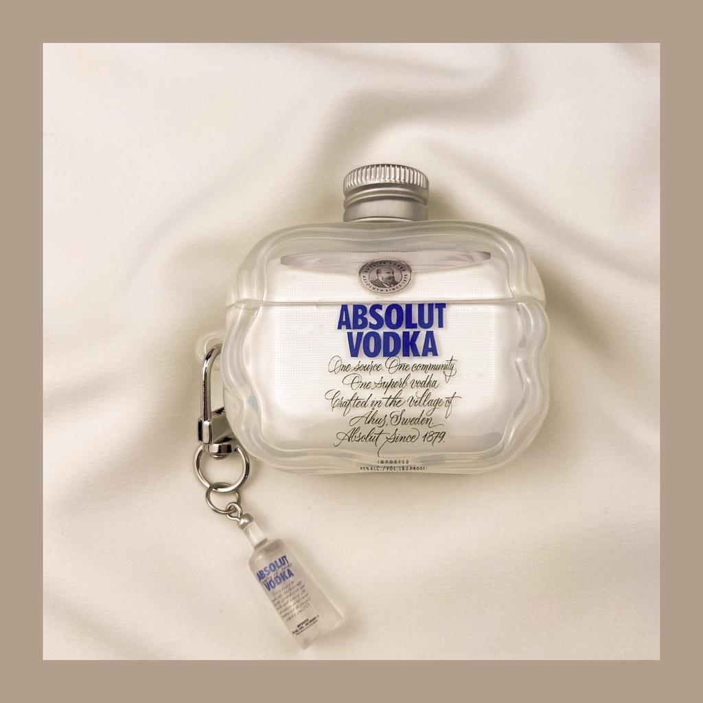Ins Creative Three-dimensional Bottle Cap Vodka AirPods 1 Protective Case Airpod1 for Apple Pro Earphone Case