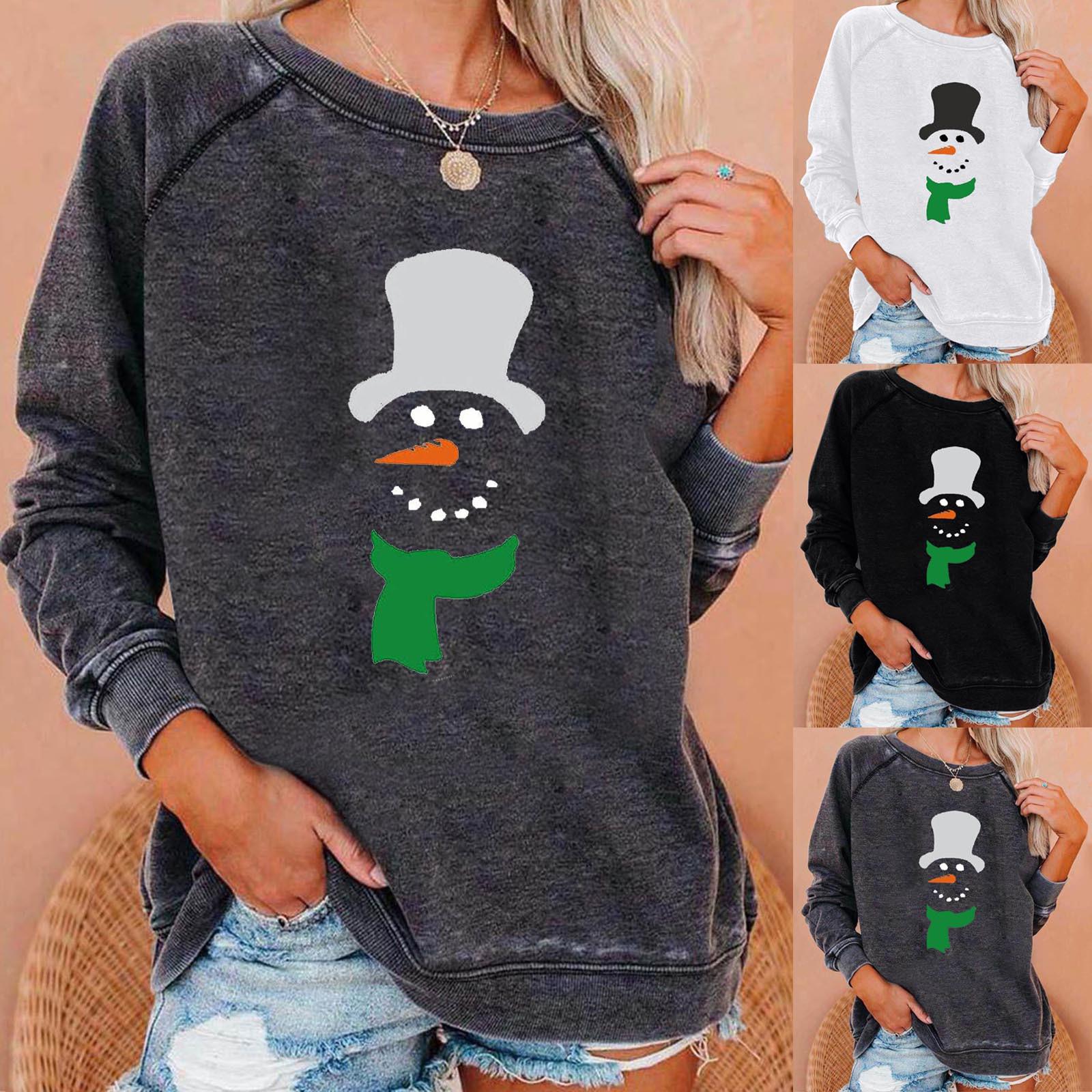 

Женский повседневный свободный свитер с длинными рукавами и круглым вырезом