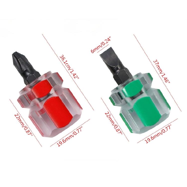 Sewing Machine Screwdriver Kit Mini Short Screwdriver Portable Radish Head