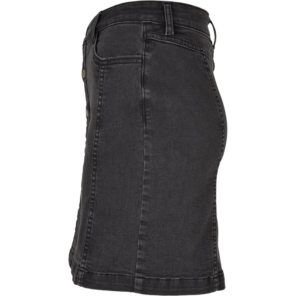 Urban Classics Womens/Ladies Button Denim Stretch Skirt