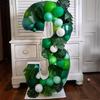 Set di 50 palloncini verdi da 12 pollici, adatto per matrimoni, compleanni, feste a tema, feste pre-matrimoniali, riunioni di famiglia