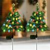 Festliche Outdoor Solar-Weihnachtsbaumlichter Außenlampe Landschaftsgarten Rasen Terrasse Wasserdicht LED Party Weihnachtsgeschenke V6C0