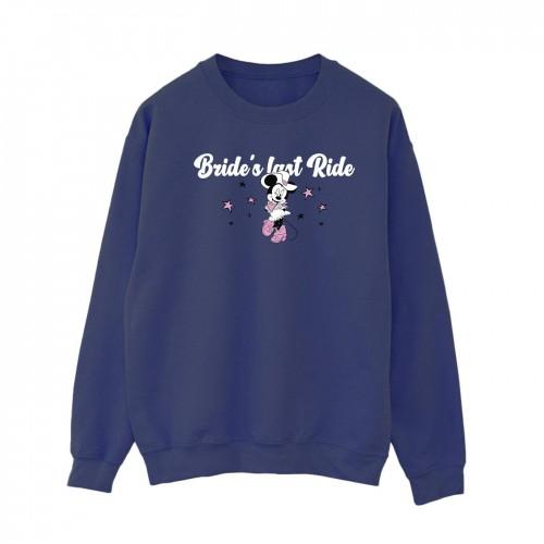 Disney Womens/Ladies BrideÂ´s Last Ride Minnie Mouse Sweatshirt