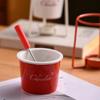 Căniță rezistentă la căldură pentru topit ciocolată cu furculiță, vas pentru lumânare, cană ceramică, topit brânză