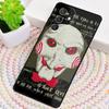 Jigsaw Saw Silicone Phone Case For Samsung Galaxy note 10 pro S26 S25 S24 S23 S22 S21 Plus S25Ultra Capa Cover